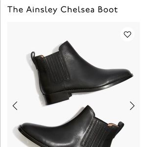 Madewell Ainsley Chelsea Boot - black size 11
